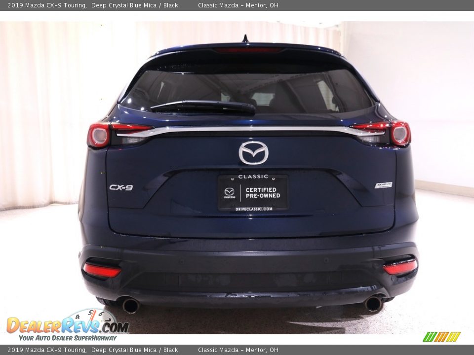 2019 Mazda CX-9 Touring Deep Crystal Blue Mica / Black Photo #19