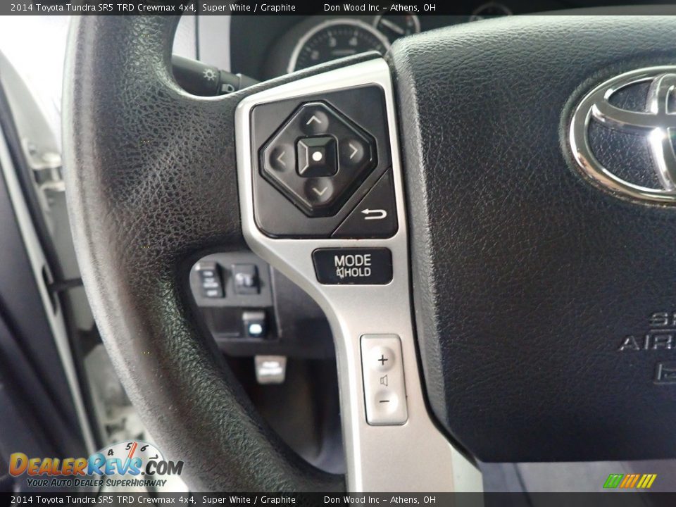 2014 Toyota Tundra SR5 TRD Crewmax 4x4 Super White / Graphite Photo #28