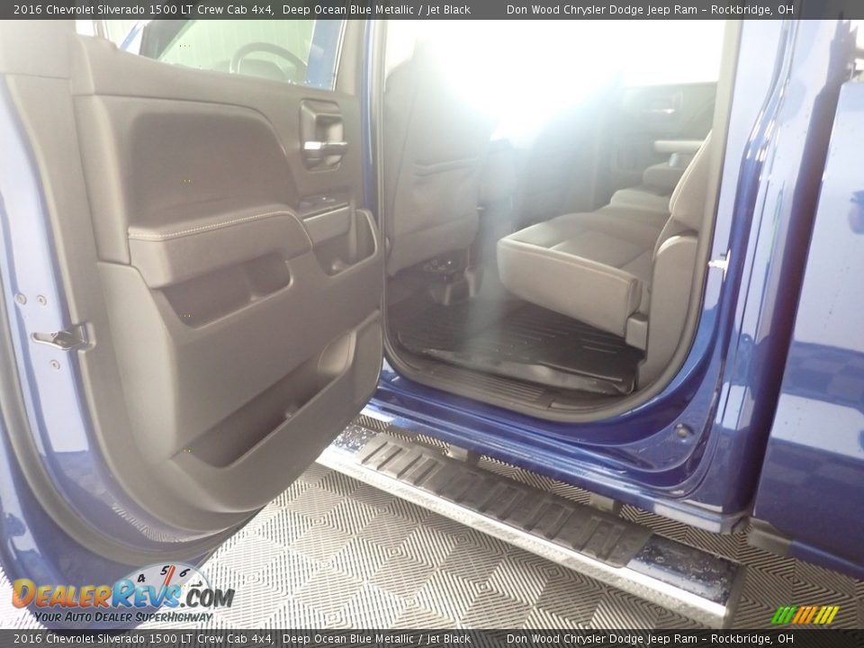 2016 Chevrolet Silverado 1500 LT Crew Cab 4x4 Deep Ocean Blue Metallic / Jet Black Photo #30