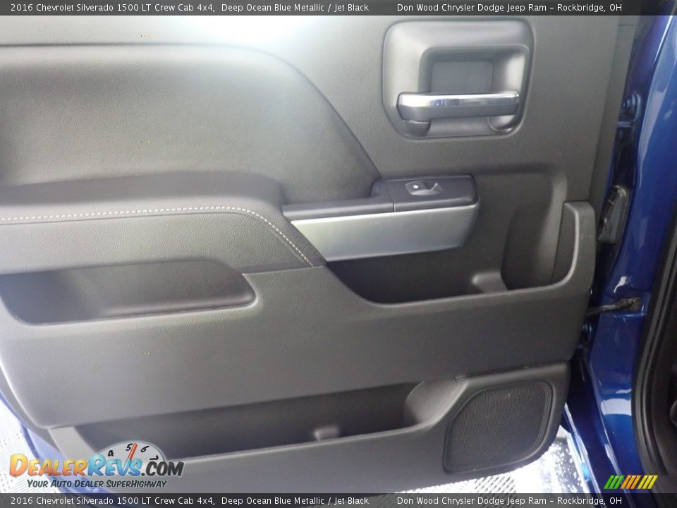 2016 Chevrolet Silverado 1500 LT Crew Cab 4x4 Deep Ocean Blue Metallic / Jet Black Photo #31