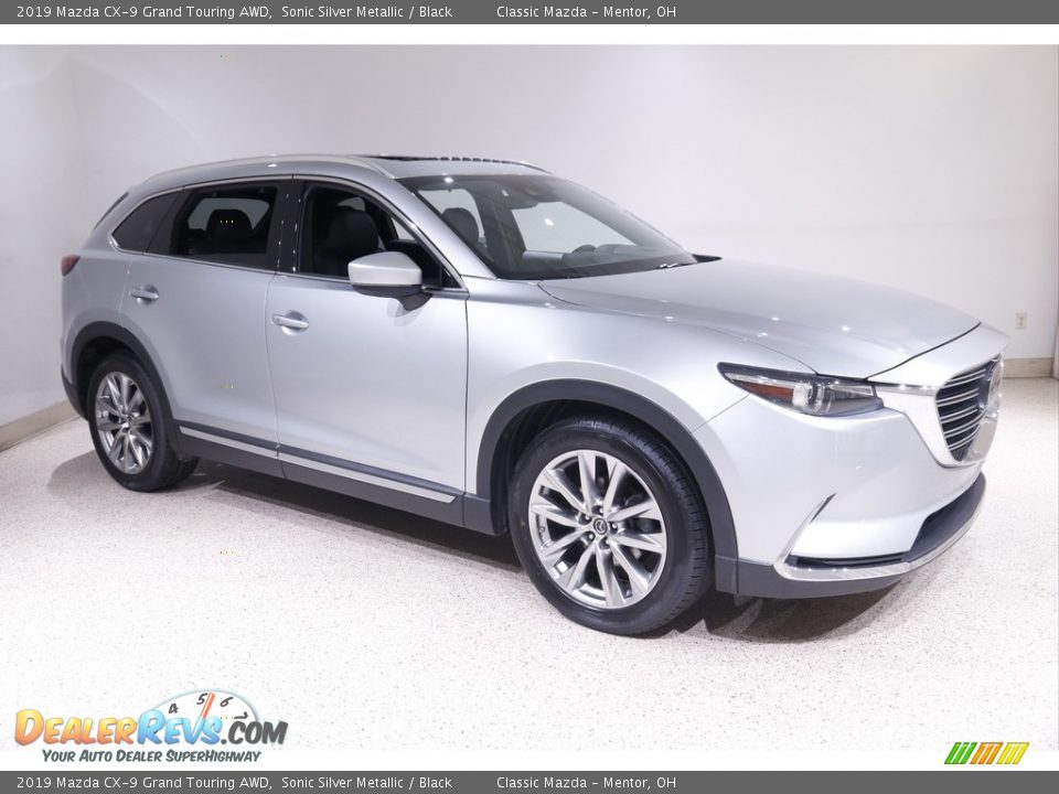 Sonic Silver Metallic 2019 Mazda CX-9 Grand Touring AWD Photo #1