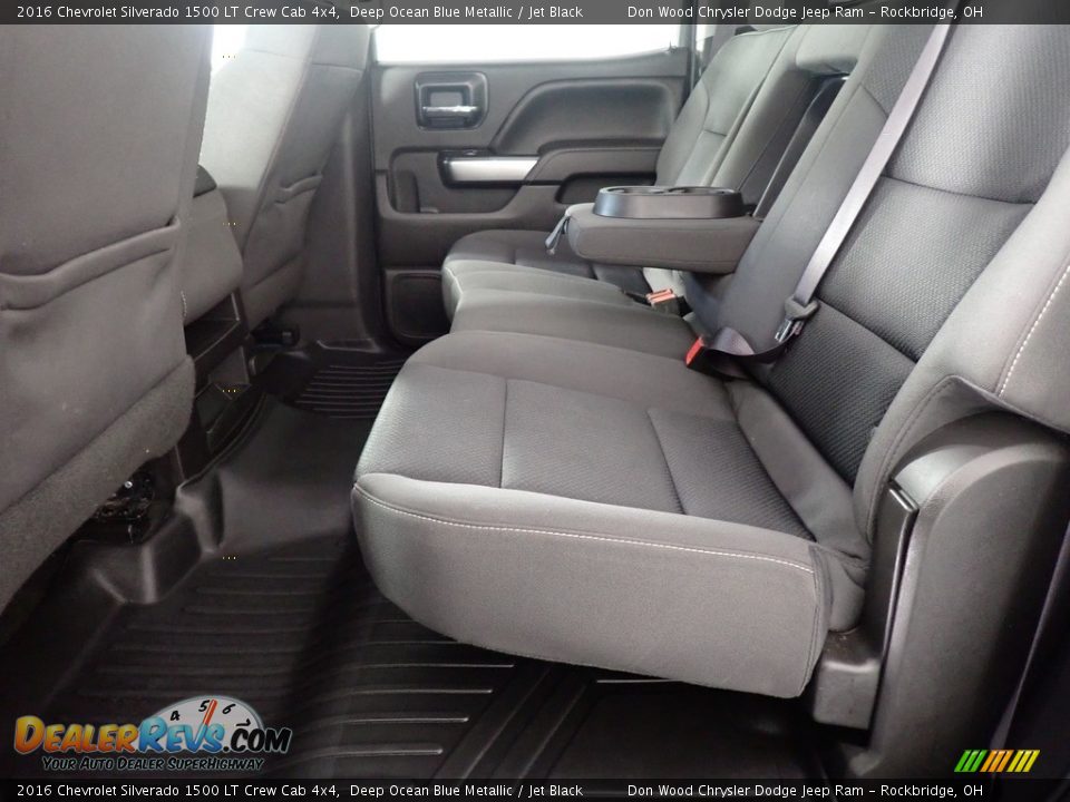2016 Chevrolet Silverado 1500 LT Crew Cab 4x4 Deep Ocean Blue Metallic / Jet Black Photo #32