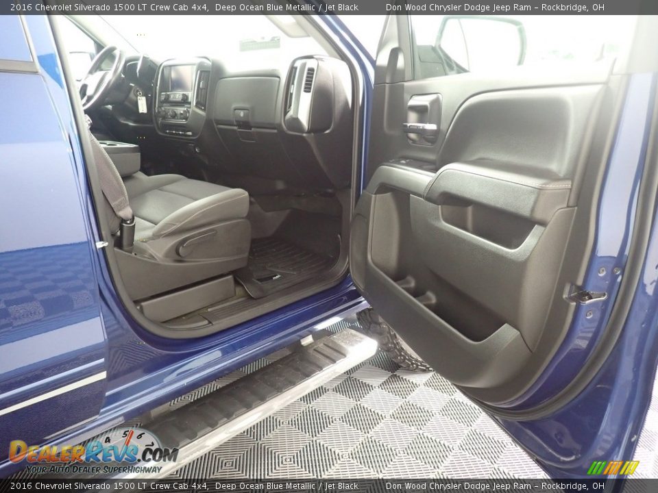 2016 Chevrolet Silverado 1500 LT Crew Cab 4x4 Deep Ocean Blue Metallic / Jet Black Photo #33