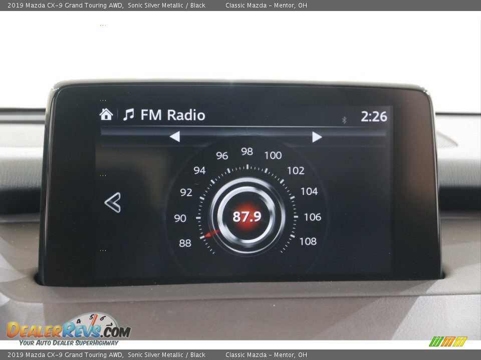 2019 Mazda CX-9 Grand Touring AWD Sonic Silver Metallic / Black Photo #11