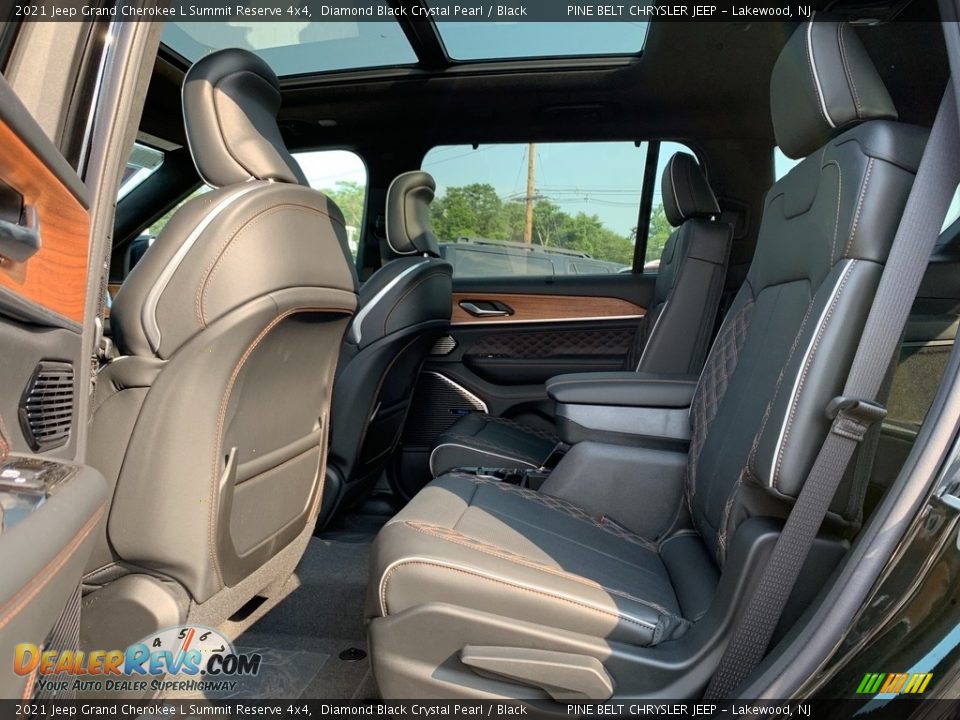 Rear Seat of 2021 Jeep Grand Cherokee L Summit Reserve 4x4 Photo #9