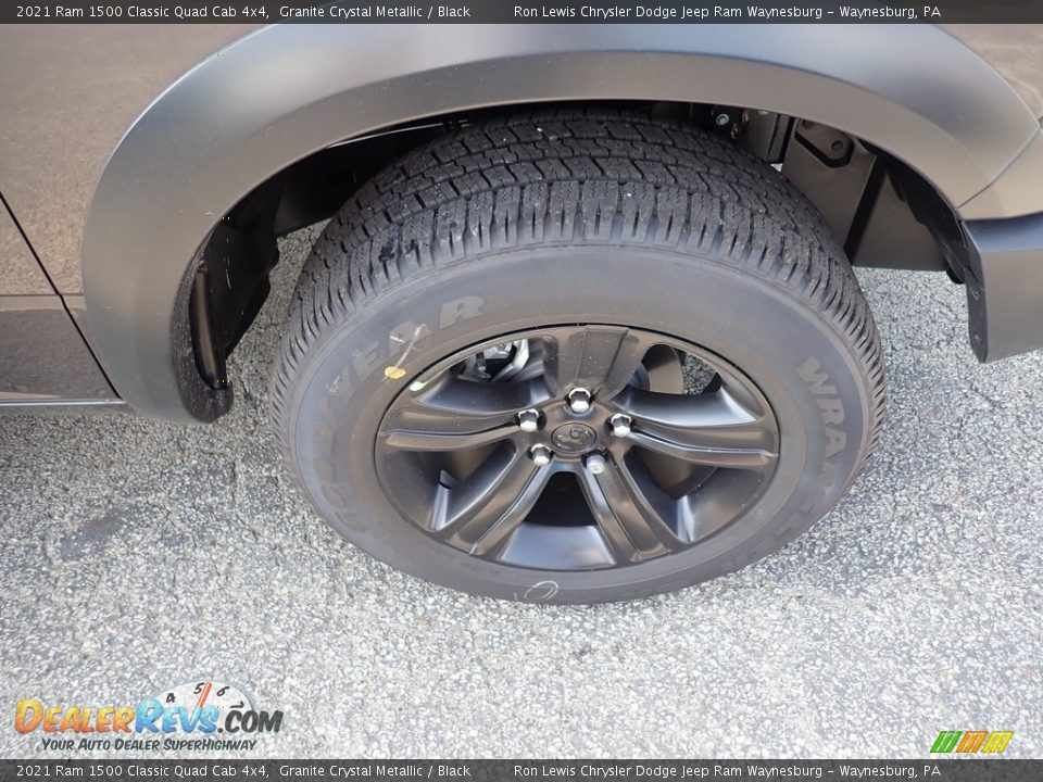 2021 Ram 1500 Classic Quad Cab 4x4 Granite Crystal Metallic / Black Photo #9