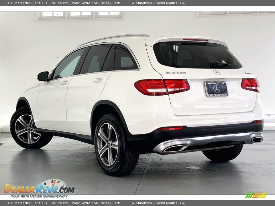 2018 Mercedes-Benz GLC 300 4Matic Polar White / Silk Beige/Black Photo #10