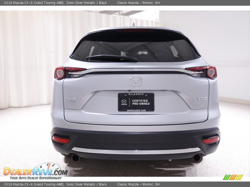 2019 Mazda CX-9 Grand Touring AWD Sonic Silver Metallic / Black Photo #19