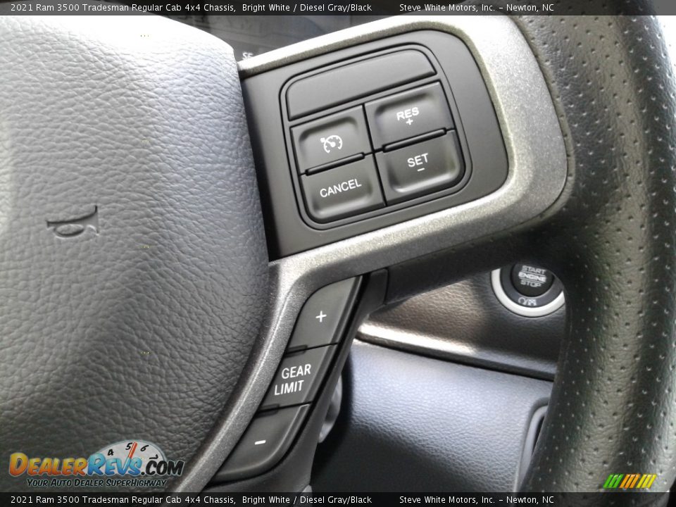 2021 Ram 3500 Tradesman Regular Cab 4x4 Chassis Steering Wheel Photo #15