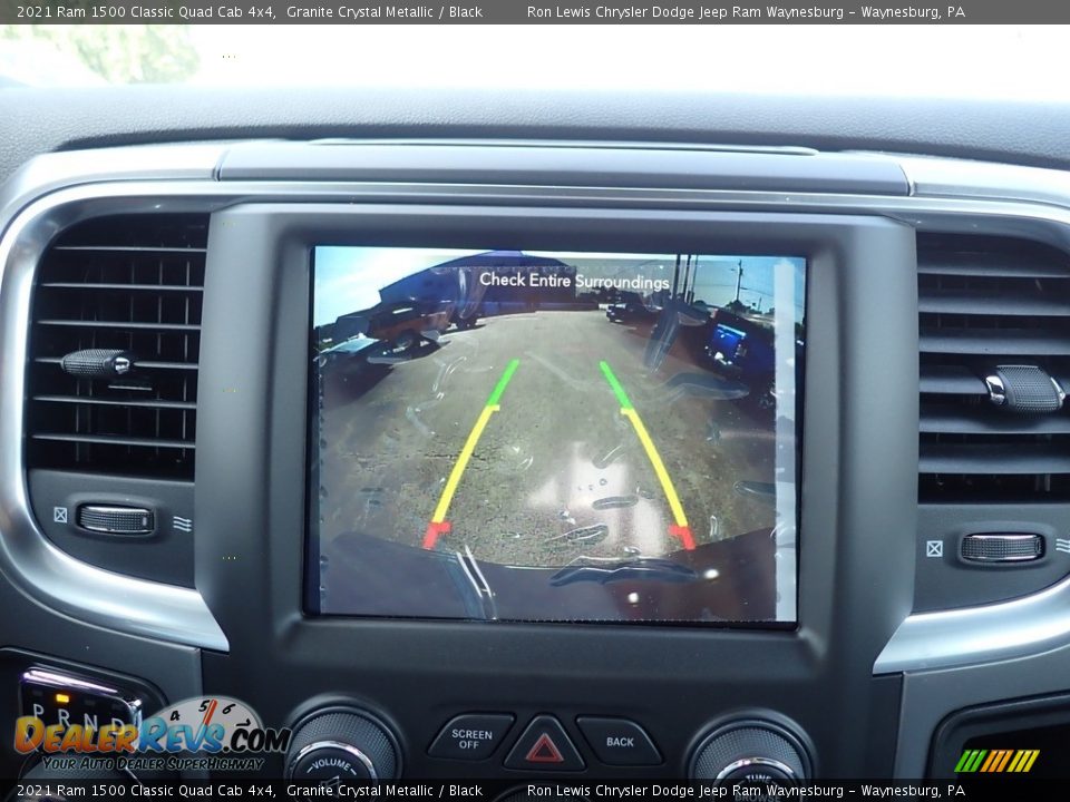 2021 Ram 1500 Classic Quad Cab 4x4 Granite Crystal Metallic / Black Photo #17