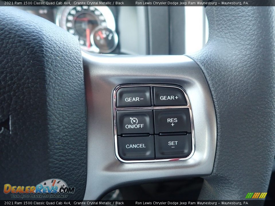2021 Ram 1500 Classic Quad Cab 4x4 Granite Crystal Metallic / Black Photo #18