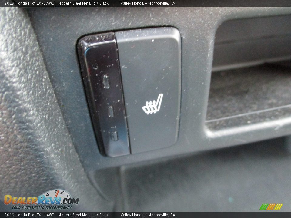 2019 Honda Pilot EX-L AWD Modern Steel Metallic / Black Photo #18