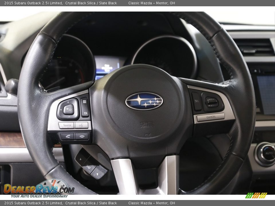 2015 Subaru Outback 2.5i Limited Steering Wheel Photo #7