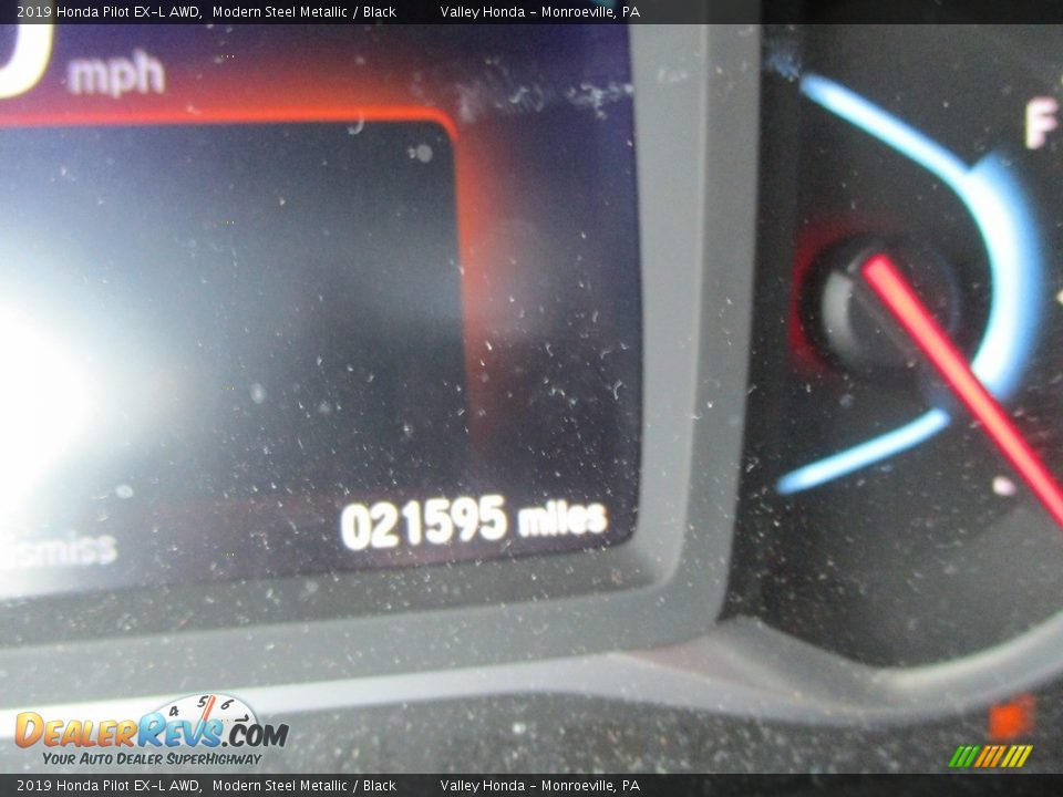 2019 Honda Pilot EX-L AWD Modern Steel Metallic / Black Photo #20