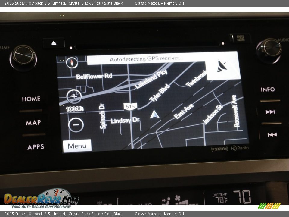 Navigation of 2015 Subaru Outback 2.5i Limited Photo #12