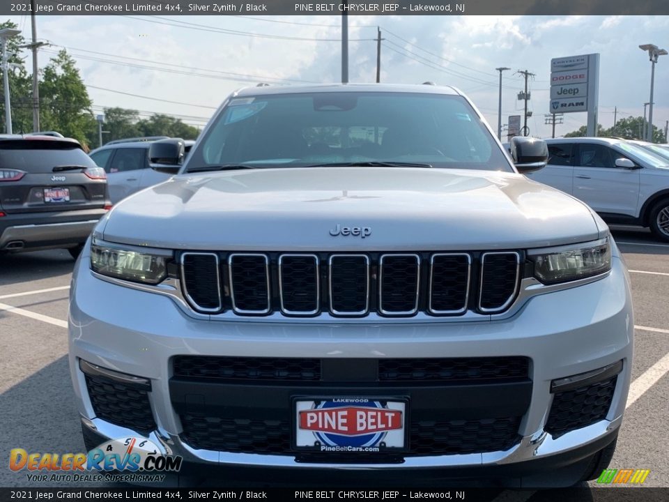 2021 Jeep Grand Cherokee L Limited 4x4 Silver Zynith / Black Photo #3