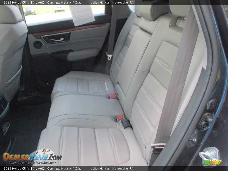 2018 Honda CR-V EX-L AWD Gunmetal Metallic / Gray Photo #12