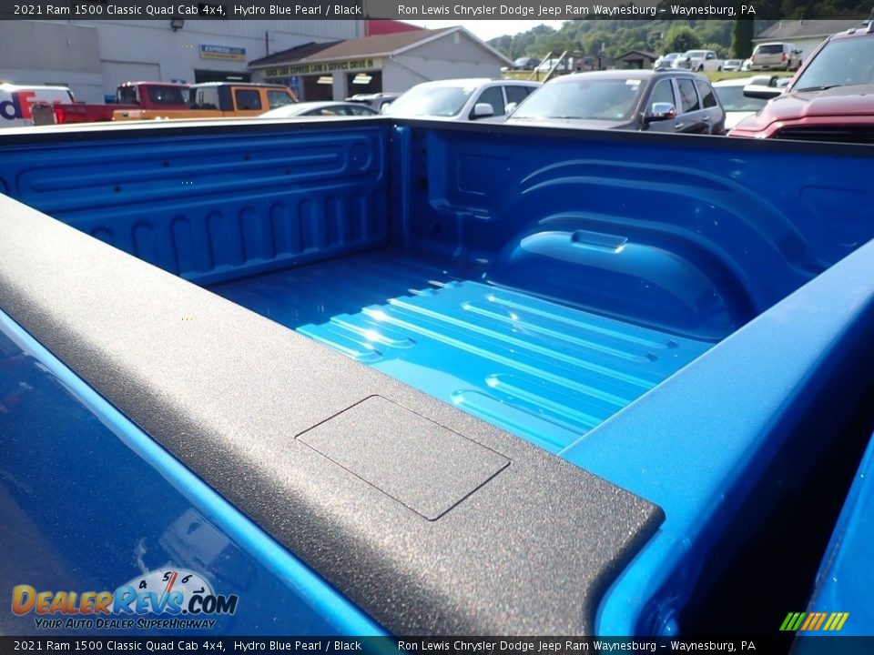 2021 Ram 1500 Classic Quad Cab 4x4 Hydro Blue Pearl / Black Photo #13