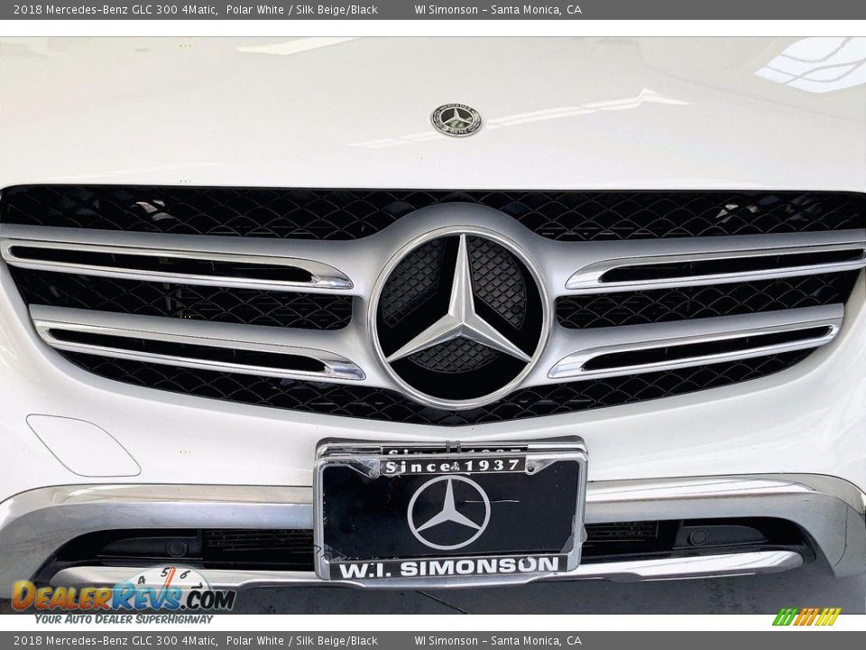 2018 Mercedes-Benz GLC 300 4Matic Polar White / Silk Beige/Black Photo #30