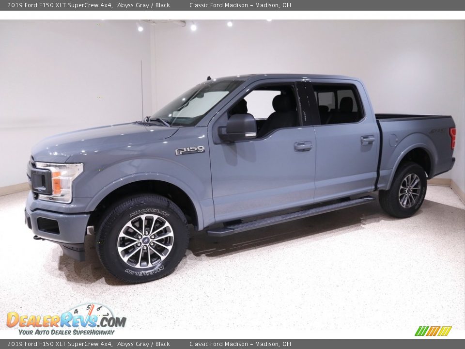 2019 Ford F150 XLT SuperCrew 4x4 Abyss Gray / Black Photo #3