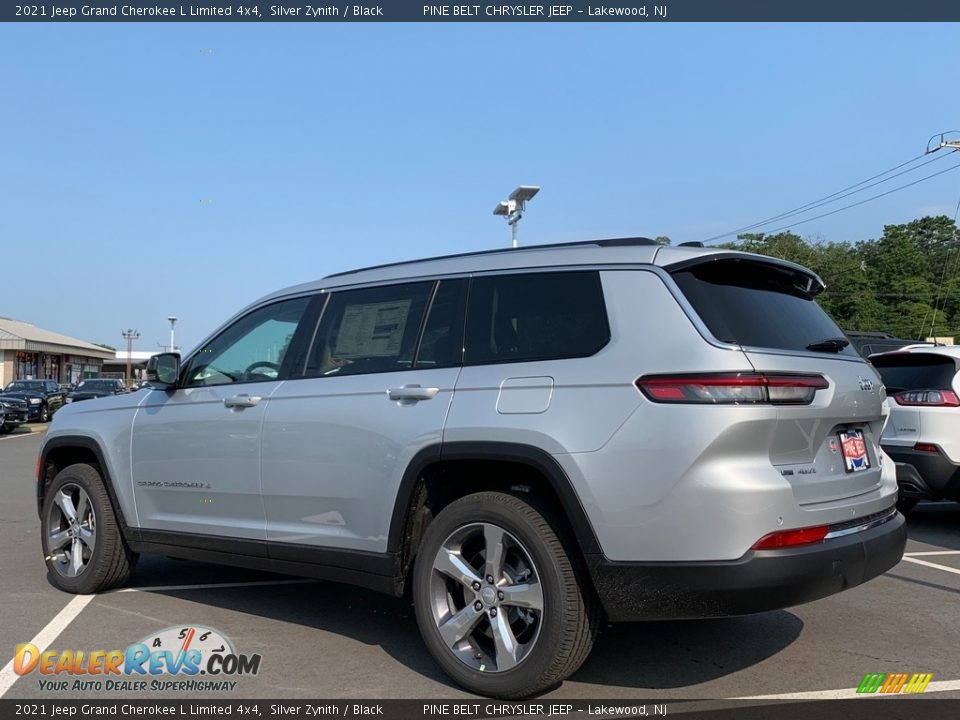 2021 Jeep Grand Cherokee L Limited 4x4 Silver Zynith / Black Photo #6