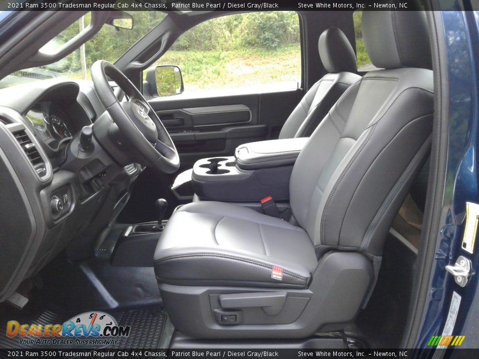 Diesel Gray/Black Interior - 2021 Ram 3500 Tradesman Regular Cab 4x4 Chassis Photo #10