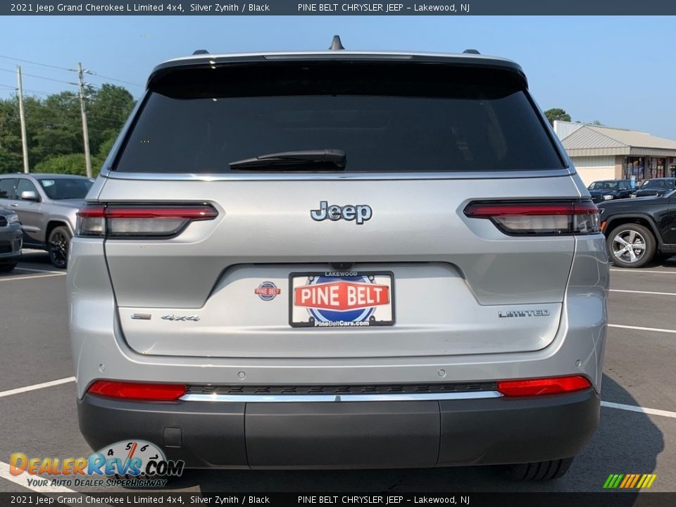 2021 Jeep Grand Cherokee L Limited 4x4 Silver Zynith / Black Photo #7