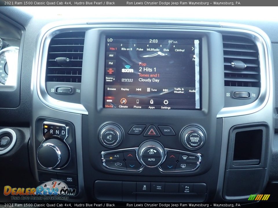 2021 Ram 1500 Classic Quad Cab 4x4 Hydro Blue Pearl / Black Photo #18