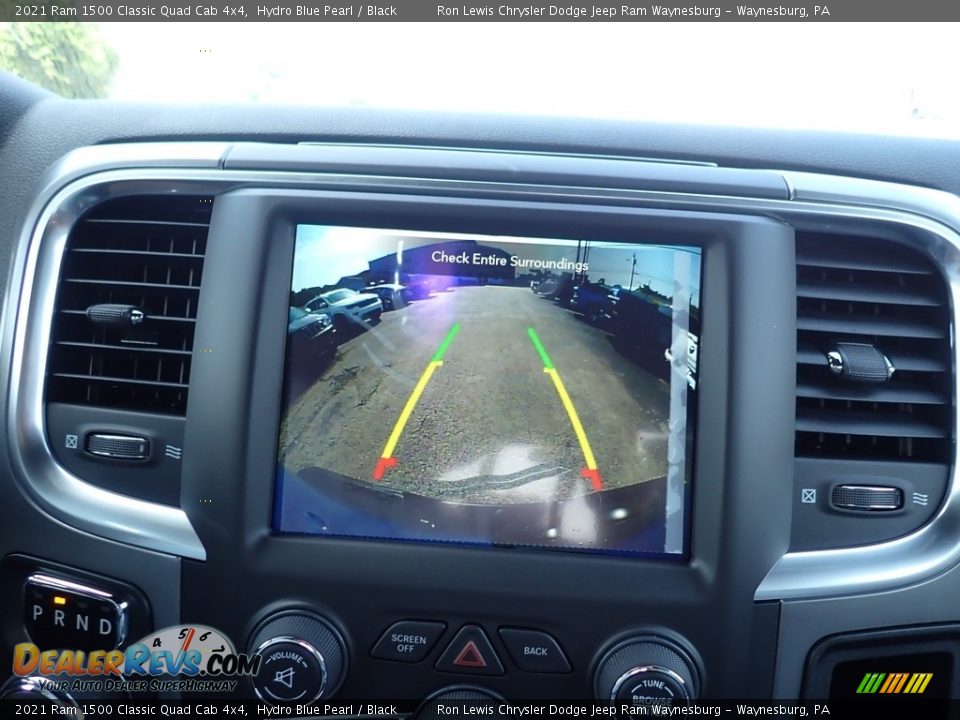 2021 Ram 1500 Classic Quad Cab 4x4 Hydro Blue Pearl / Black Photo #19