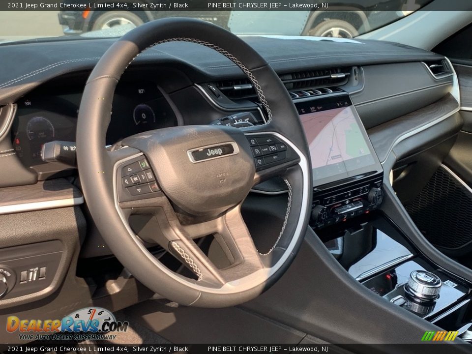 2021 Jeep Grand Cherokee L Limited 4x4 Silver Zynith / Black Photo #13