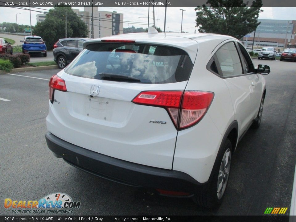 2018 Honda HR-V LX AWD White Orchid Pearl / Gray Photo #5