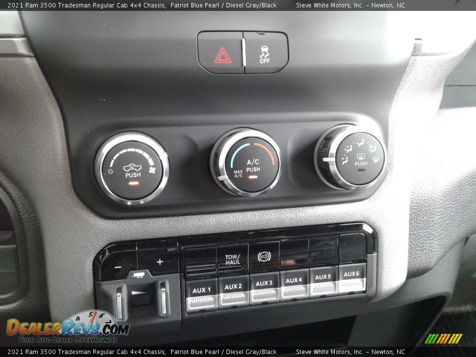 Controls of 2021 Ram 3500 Tradesman Regular Cab 4x4 Chassis Photo #19