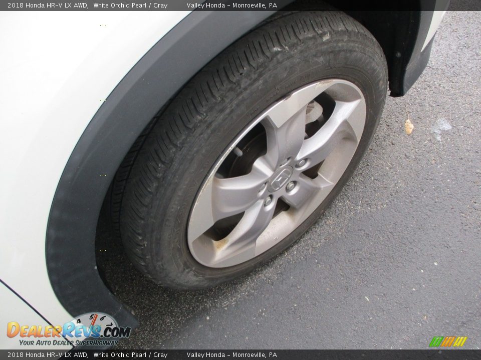 2018 Honda HR-V LX AWD White Orchid Pearl / Gray Photo #7