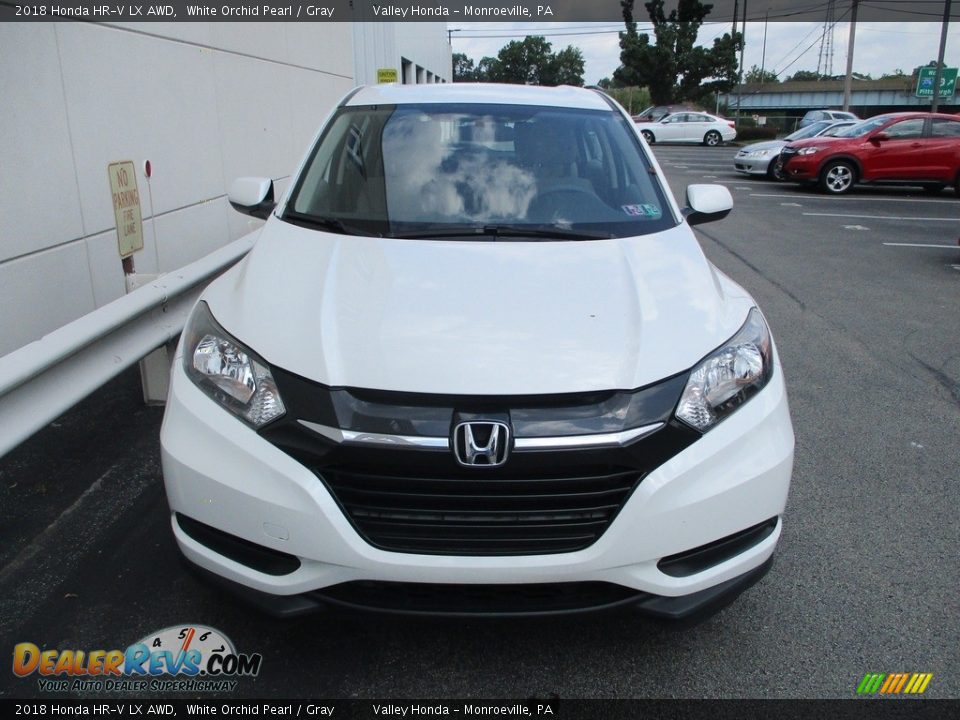 2018 Honda HR-V LX AWD White Orchid Pearl / Gray Photo #9
