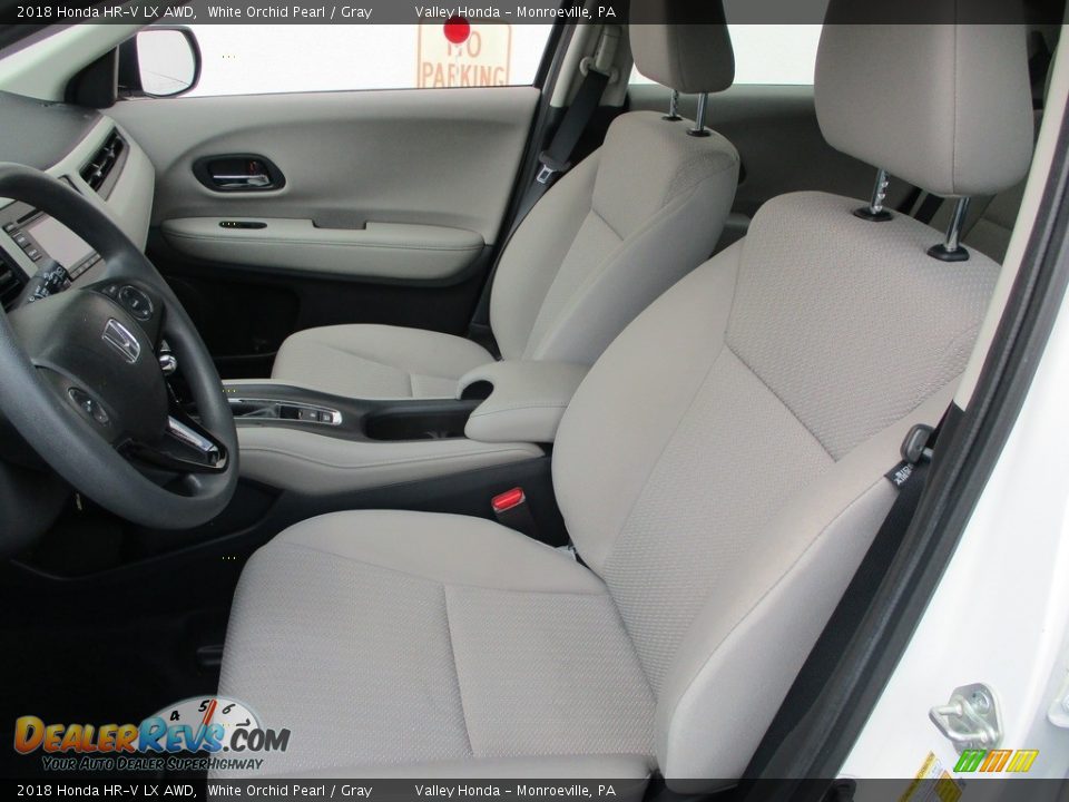 2018 Honda HR-V LX AWD White Orchid Pearl / Gray Photo #12