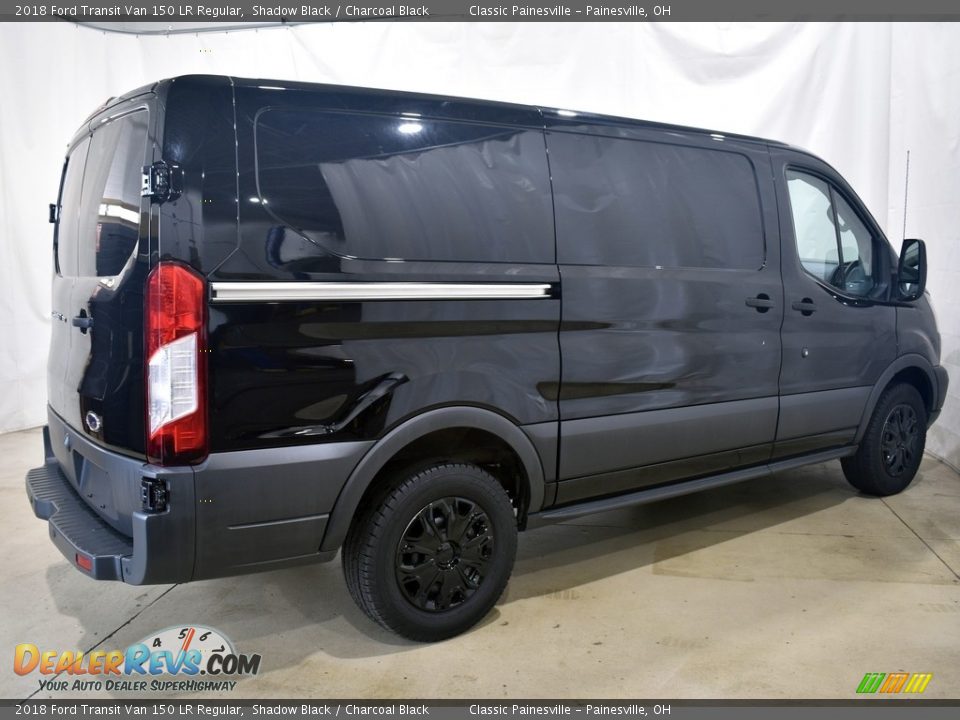 Shadow Black 2018 Ford Transit Van 150 LR Regular Photo #2