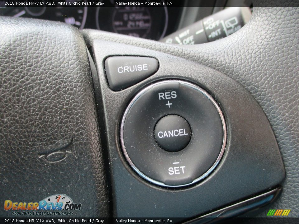 2018 Honda HR-V LX AWD White Orchid Pearl / Gray Photo #17