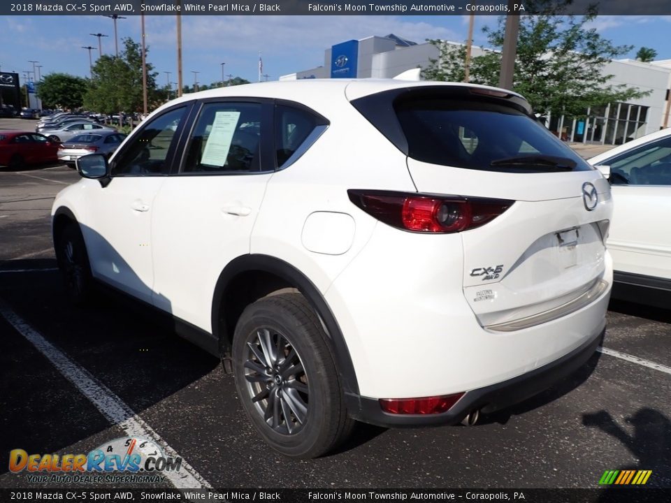 2018 Mazda CX-5 Sport AWD Snowflake White Pearl Mica / Black Photo #2