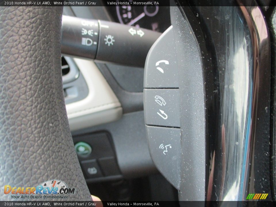 2018 Honda HR-V LX AWD White Orchid Pearl / Gray Photo #18