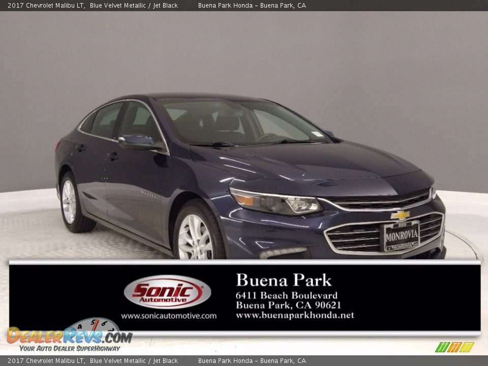 2017 Chevrolet Malibu LT Blue Velvet Metallic / Jet Black Photo #1