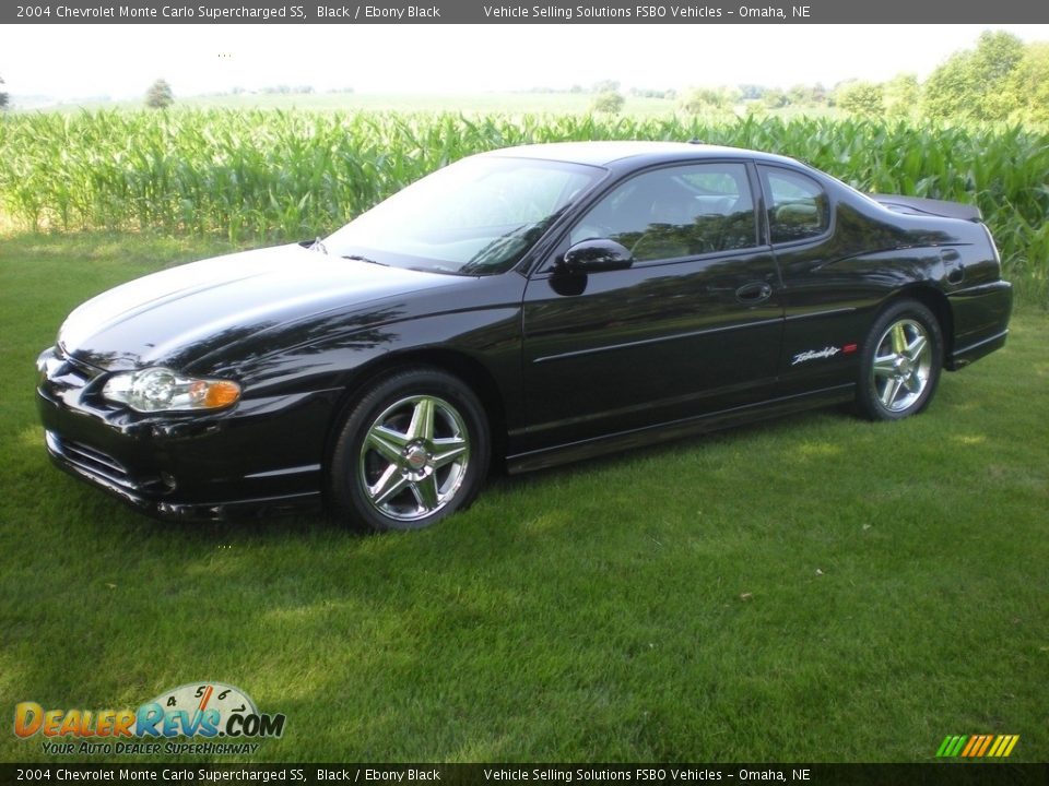 2004 Chevrolet Monte Carlo Supercharged SS Black / Ebony Black Photo #1