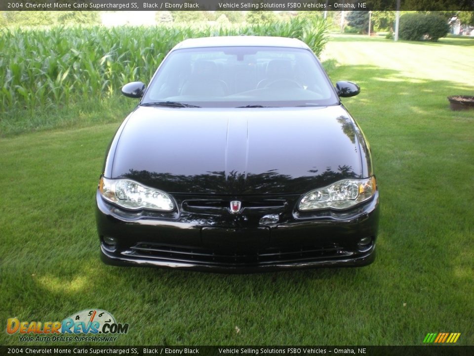 2004 Chevrolet Monte Carlo Supercharged SS Black / Ebony Black Photo #2