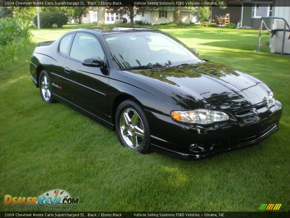 2004 Chevrolet Monte Carlo Supercharged SS Black / Ebony Black Photo #3