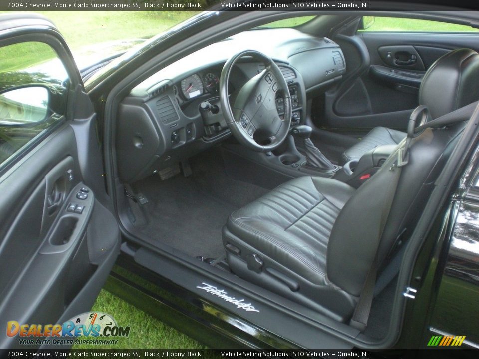 2004 Chevrolet Monte Carlo Supercharged SS Black / Ebony Black Photo #5