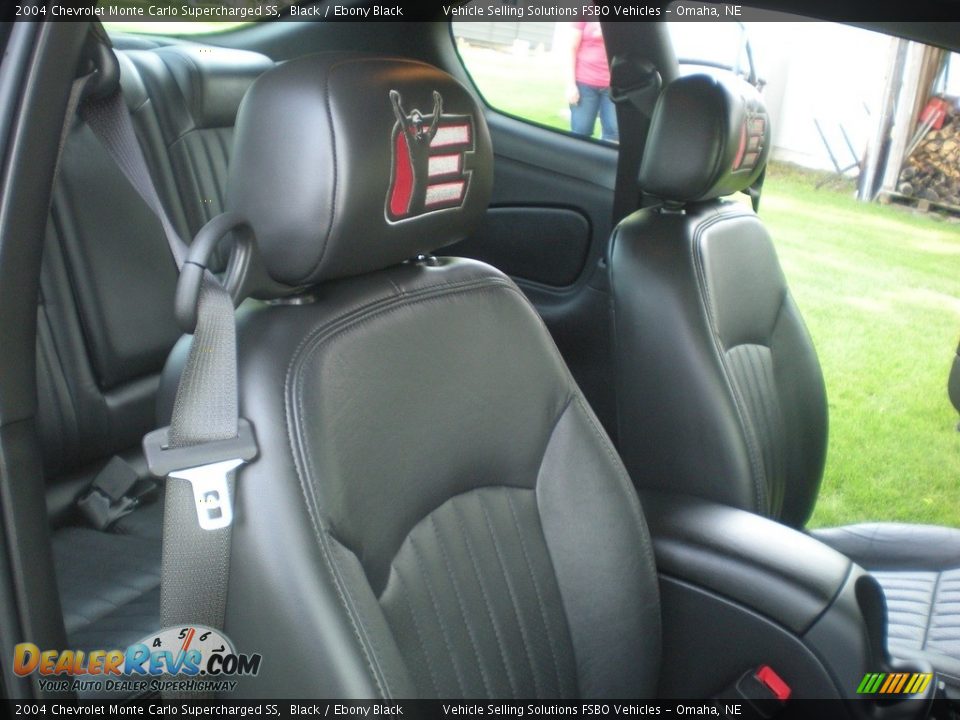 2004 Chevrolet Monte Carlo Supercharged SS Black / Ebony Black Photo #8