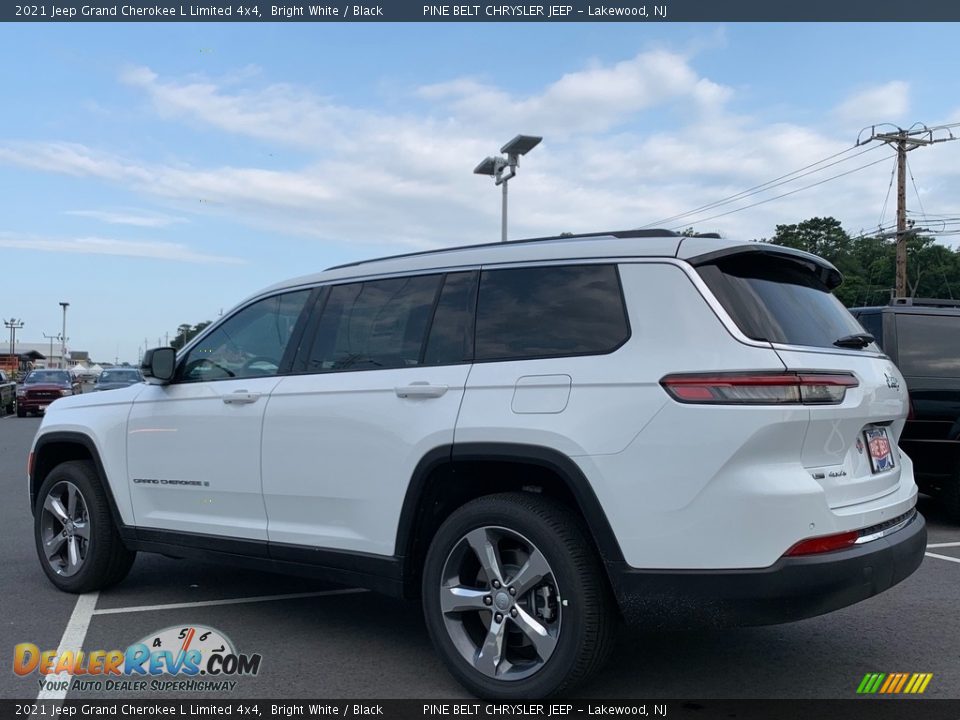 2021 Jeep Grand Cherokee L Limited 4x4 Bright White / Black Photo #6