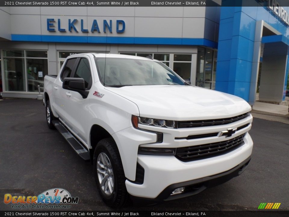 2021 Chevrolet Silverado 1500 RST Crew Cab 4x4 Summit White / Jet Black Photo #4