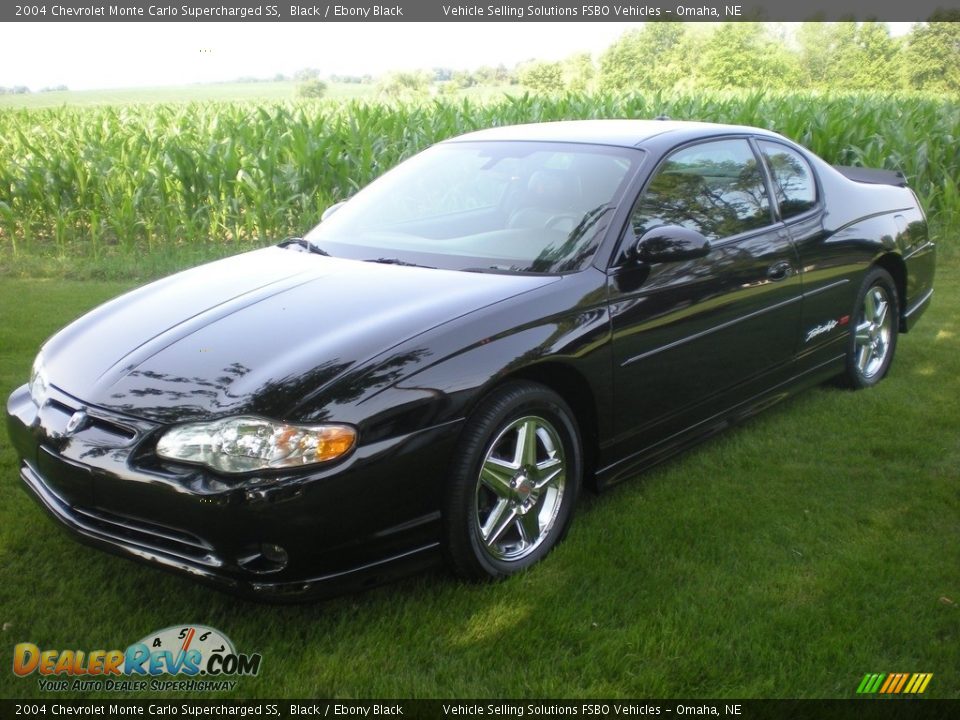 2004 Chevrolet Monte Carlo Supercharged SS Black / Ebony Black Photo #11