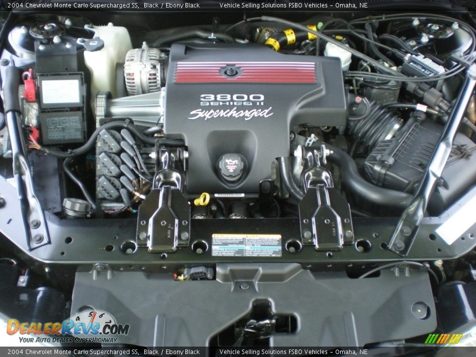 2004 Chevrolet Monte Carlo Supercharged SS Black / Ebony Black Photo #12