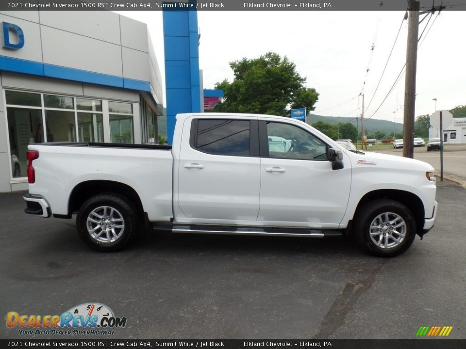 2021 Chevrolet Silverado 1500 RST Crew Cab 4x4 Summit White / Jet Black Photo #6